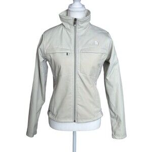 The North Face Primaloft Soft Shell Jacket Women’s Small Cream Full Zip